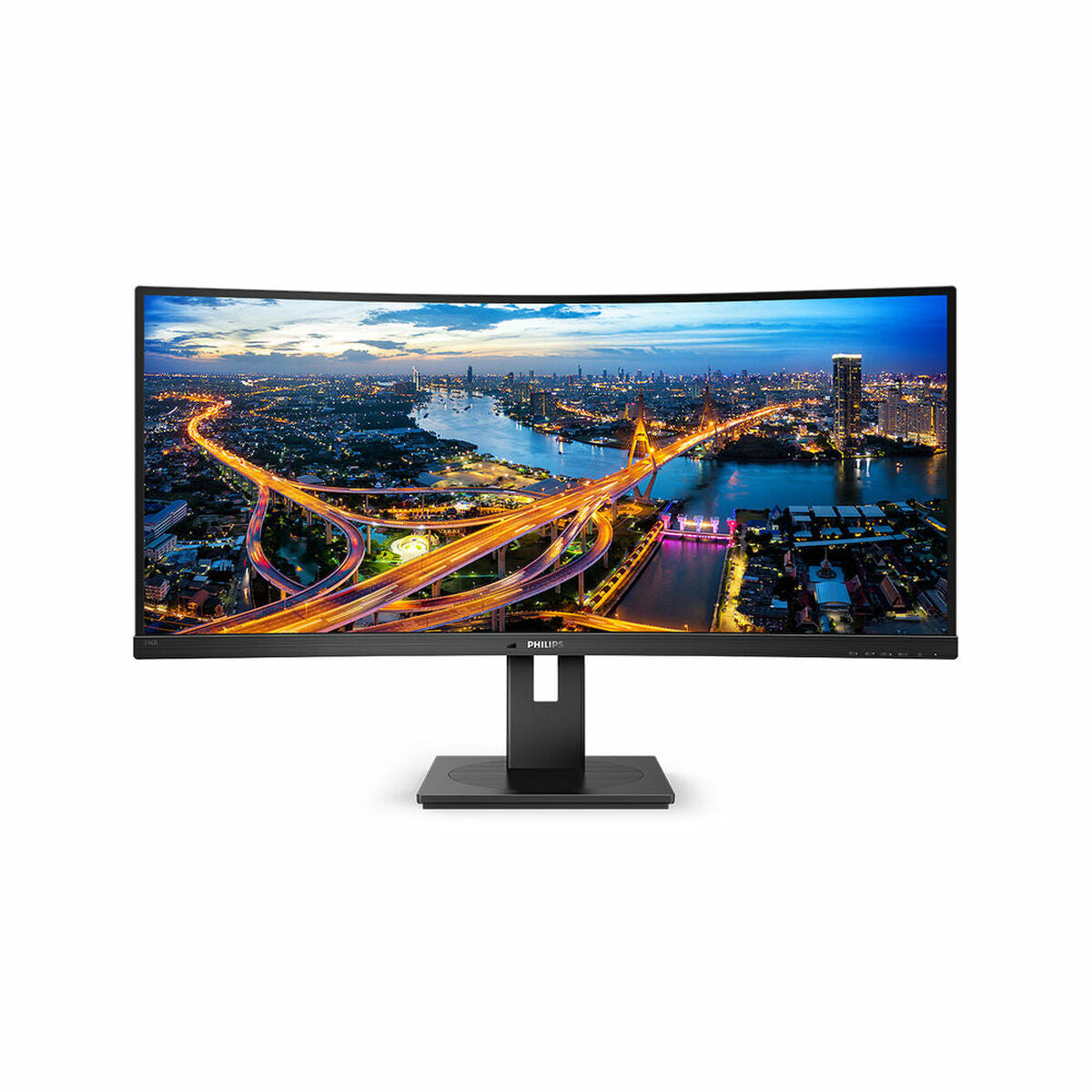 PHILIPS 346B1C 34inch USB-C DOCKING DISPLAY 3440x1440 Curved VA 21:9 5ms GtG HAS USB-C/DP/HDMI RJ45 USB HUB Speakers VESA