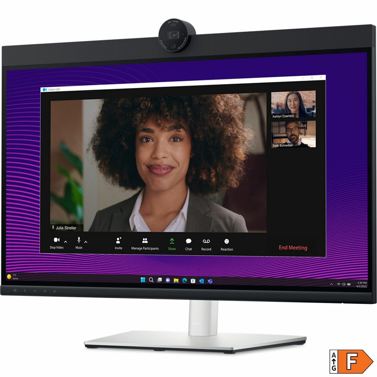 Dell 27" P2724DEB QHD Vid Conference Mon