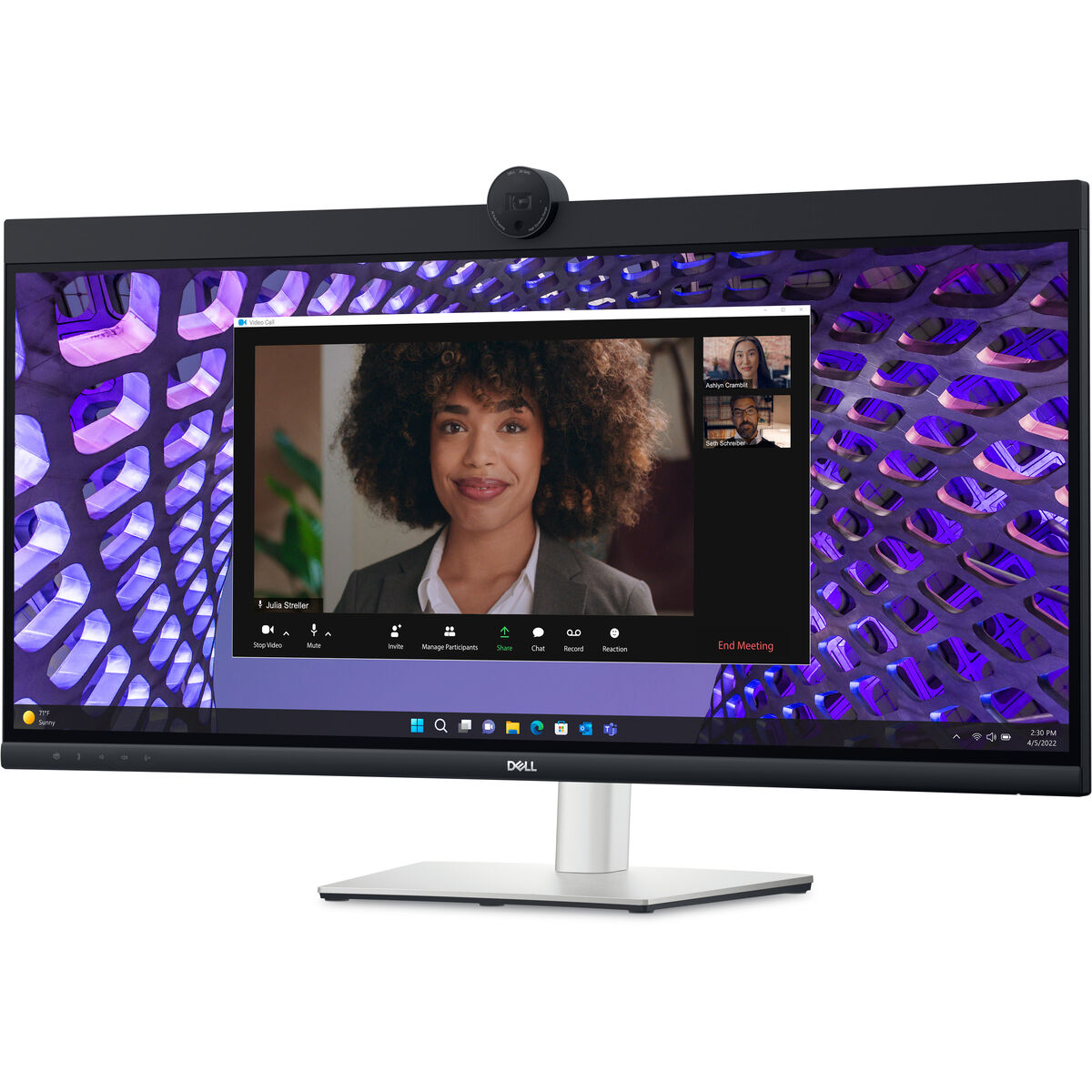 Dell 34"P3424WEB Curve VidConference Mon