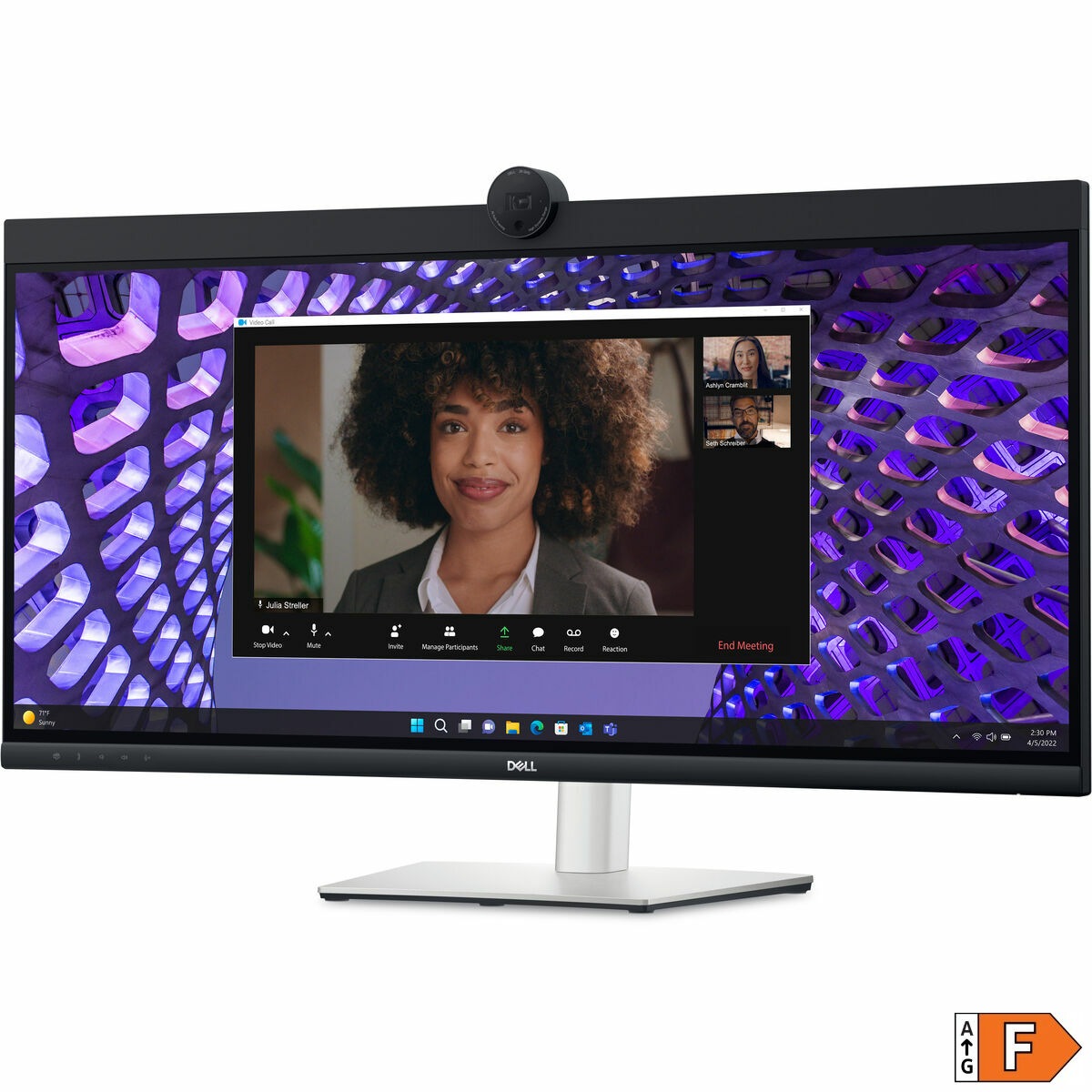 Dell 34"P3424WEB Curve VidConference Mon