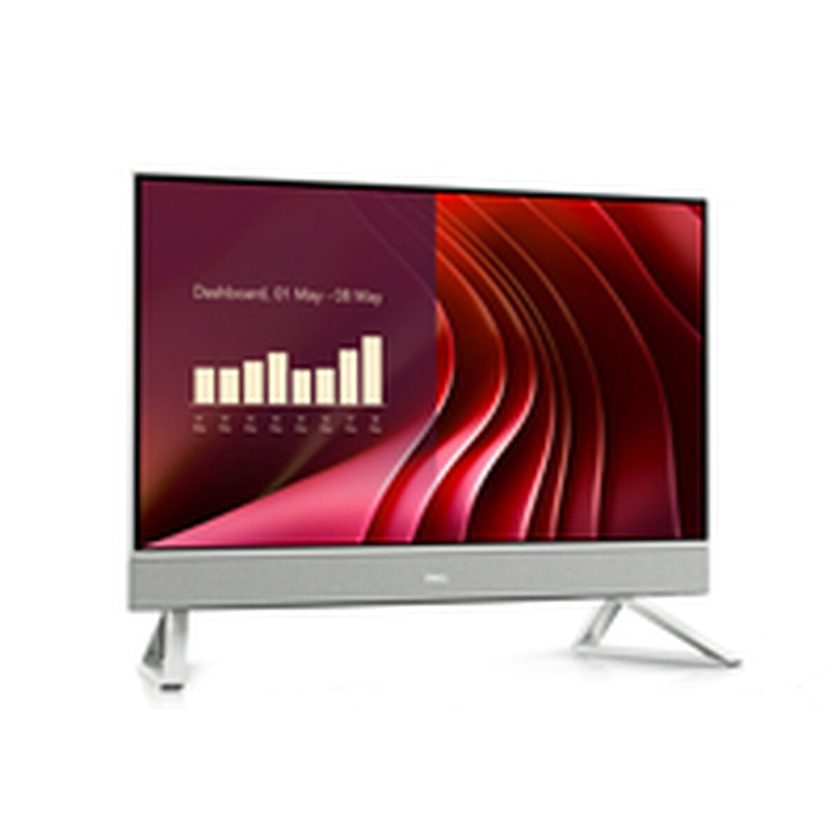 "DELL EC24250 Intel Core 7 150U 60,5 cm (23.8"") 1920 x 1080 pixels PC All-in-One 16 Go DDR5-SDRAM 512 Go SSD Windows 11 Pro Wi-Fi 6E (802.11ax) Perle, Blanc"