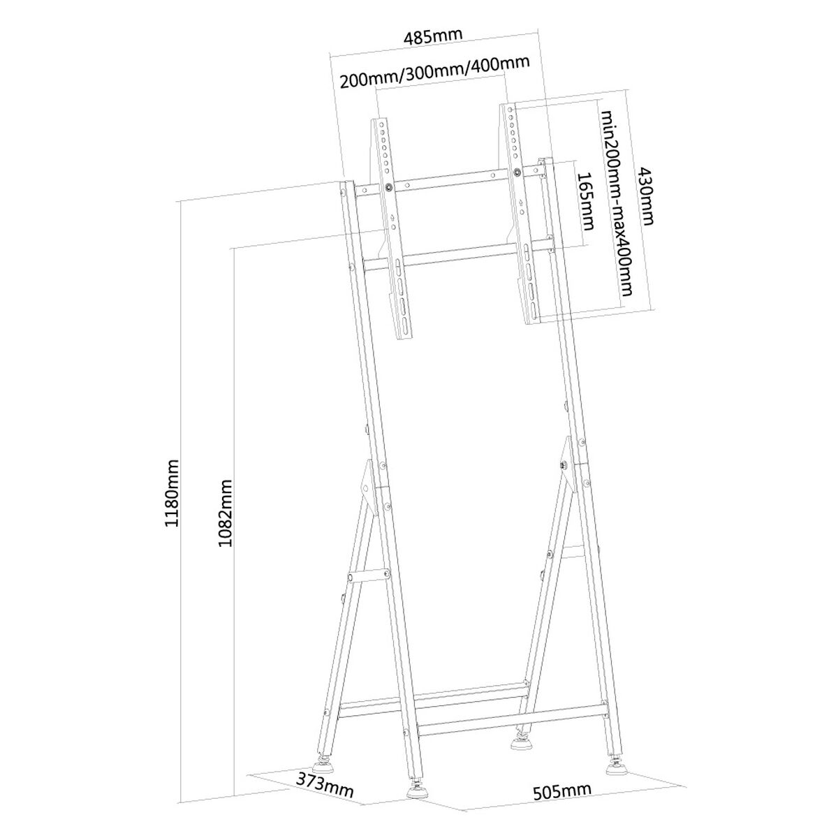NEOMOUNTS PLASMA-M1000 Support au sol pour écran 32-55p