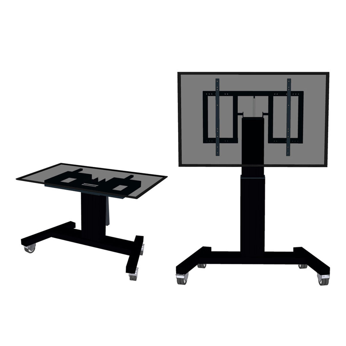 NEOMOUNTS PLASMA-M2500TBLACK Chariot pour écran 42-100p - motorisé - fonction dinclinaison de la table