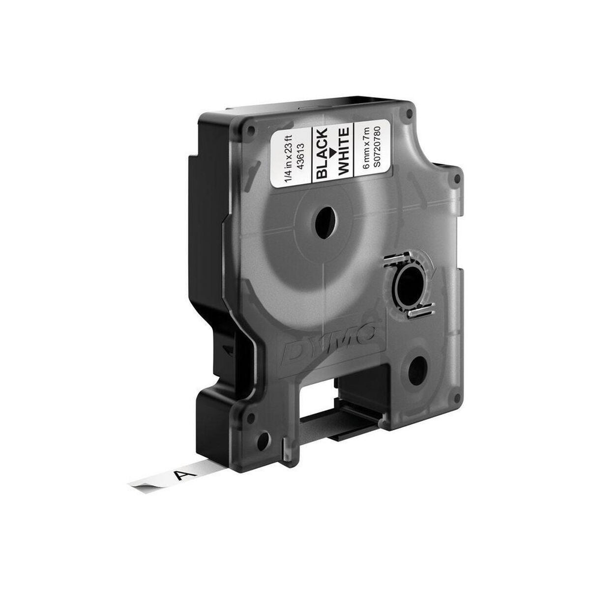 DYMO Ruban D1 - 6 mm noir sur blanc