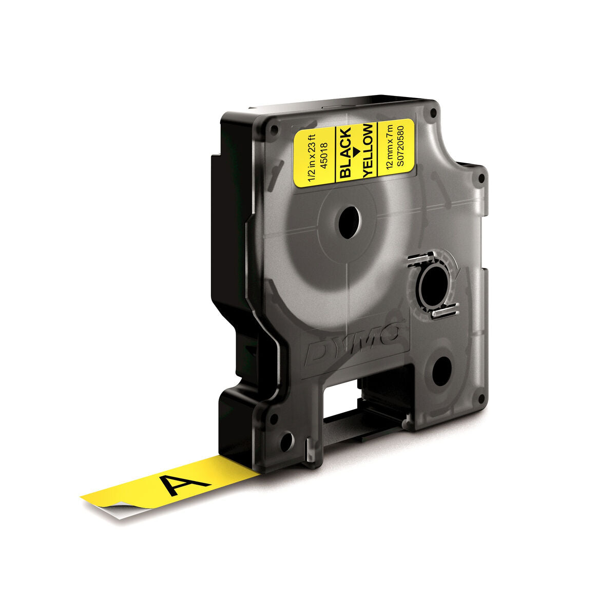 DYMO Ruban D1 - 12 mm noir sur jaune
