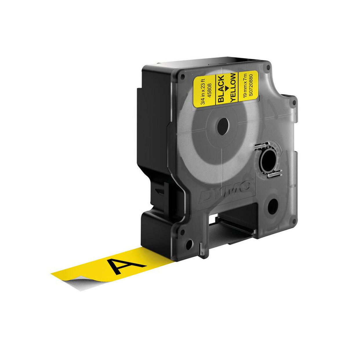 DYMO Ruban D1 - 19 mm noir sur jaune