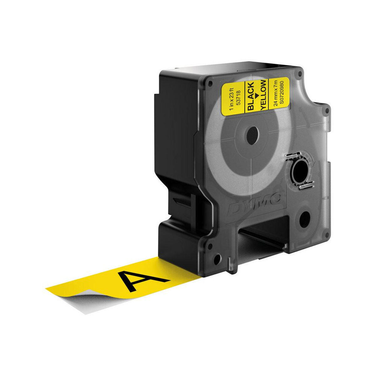Ruban 24MM noir sur jaune pour labelmanager 300/450