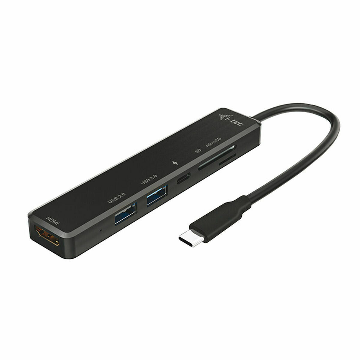 I-TEC USB-C Travel Easy Dock HDMI4K USB-C USB3.0 USB2.0 SD+microSD Card reader Power Delivery 60W 20cm USB-C Cable Sans Alimentation