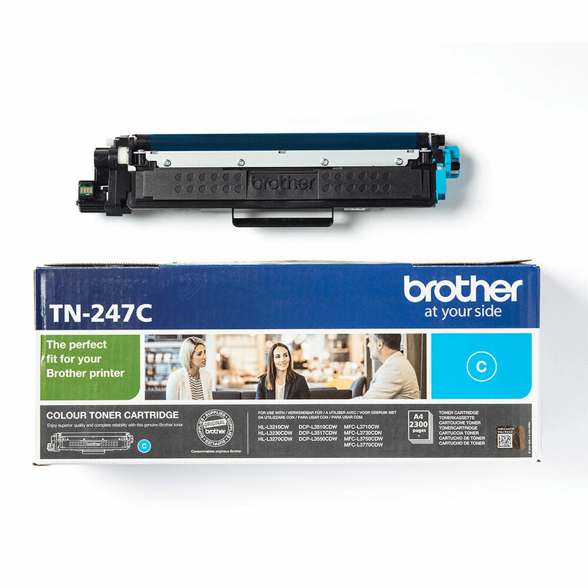 BROTHER TN247C Toner cyan haute capacité de 2300 pages pour Hl-L32xx DCP-L35xx MFC-L37xx