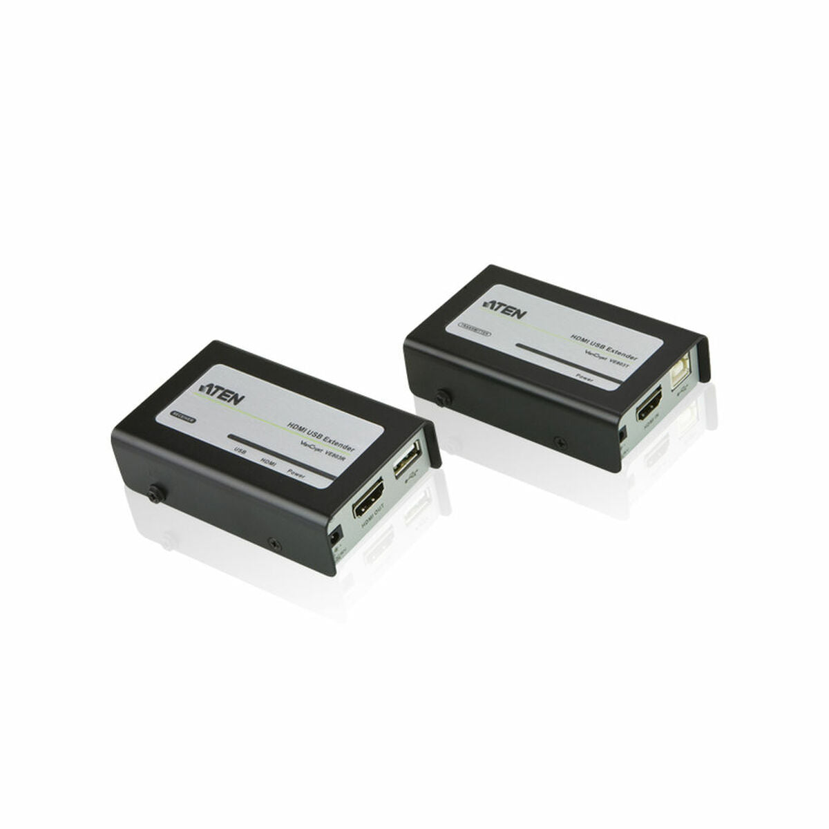ATEN VE803-AT-G extension audio/video Émetteur et récepteur AV Noir