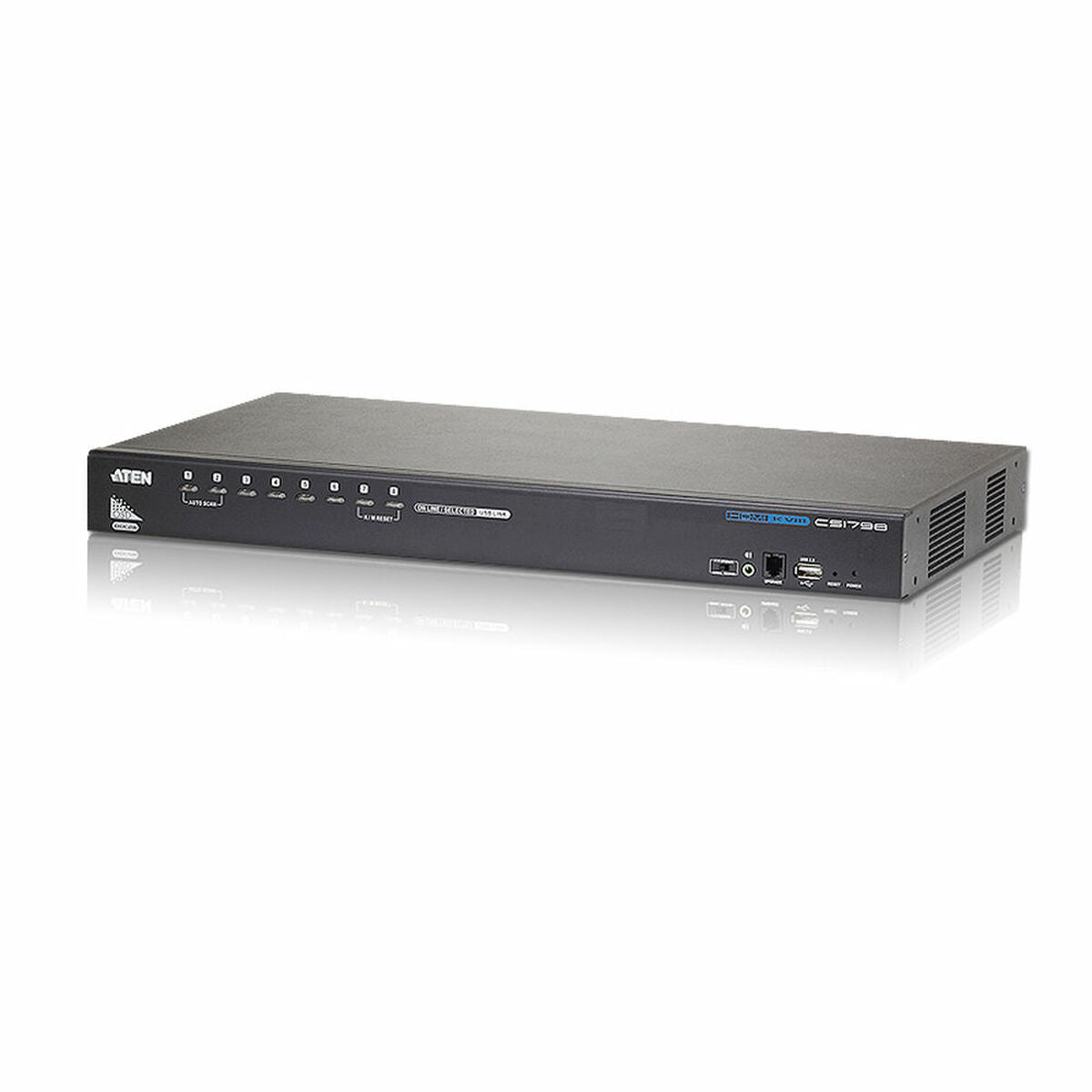 ATEN CS1798-AT-G commutateur écran, clavier et souris Noir