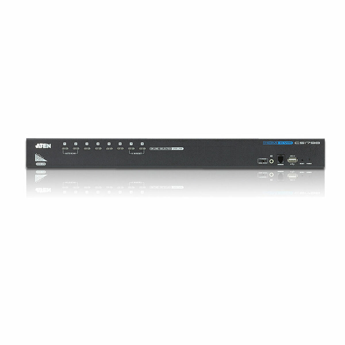 ATEN CS1798-AT-G commutateur écran, clavier et souris Noir