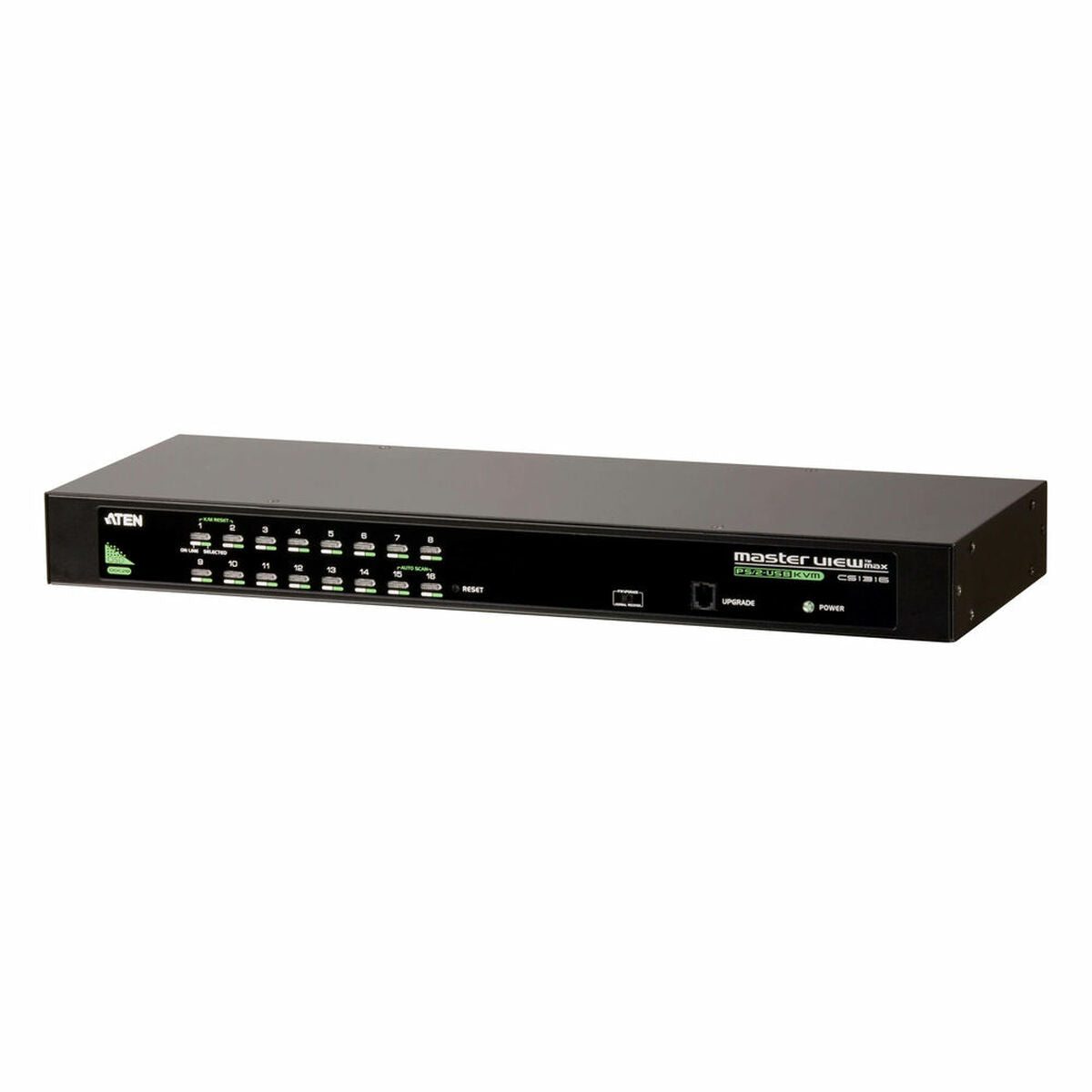 ATEN CS1316-AT-G commutateur écran, clavier et souris Grille de montage Noir