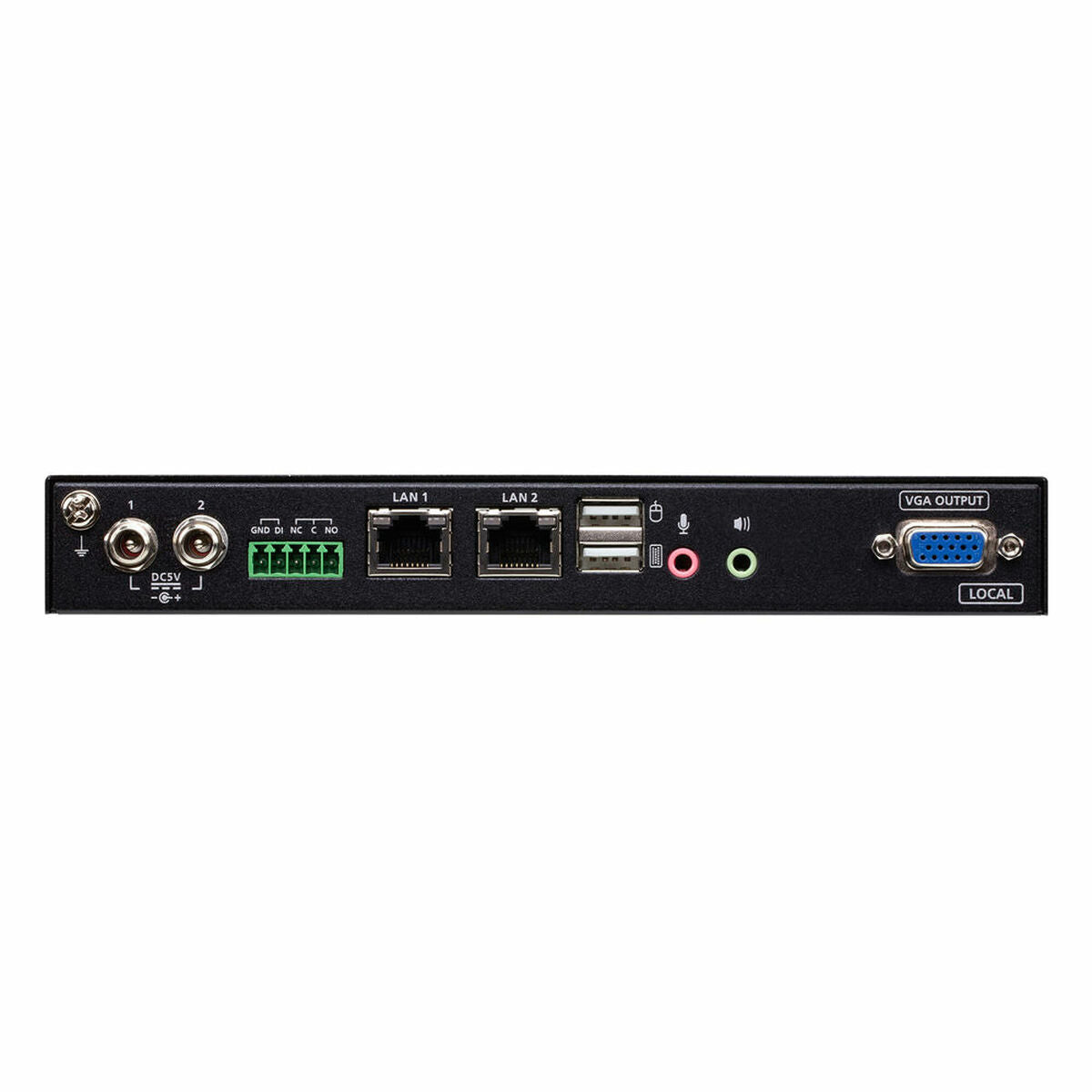 ATEN CN9000-AT-G commutateur écran, clavier et souris Noir