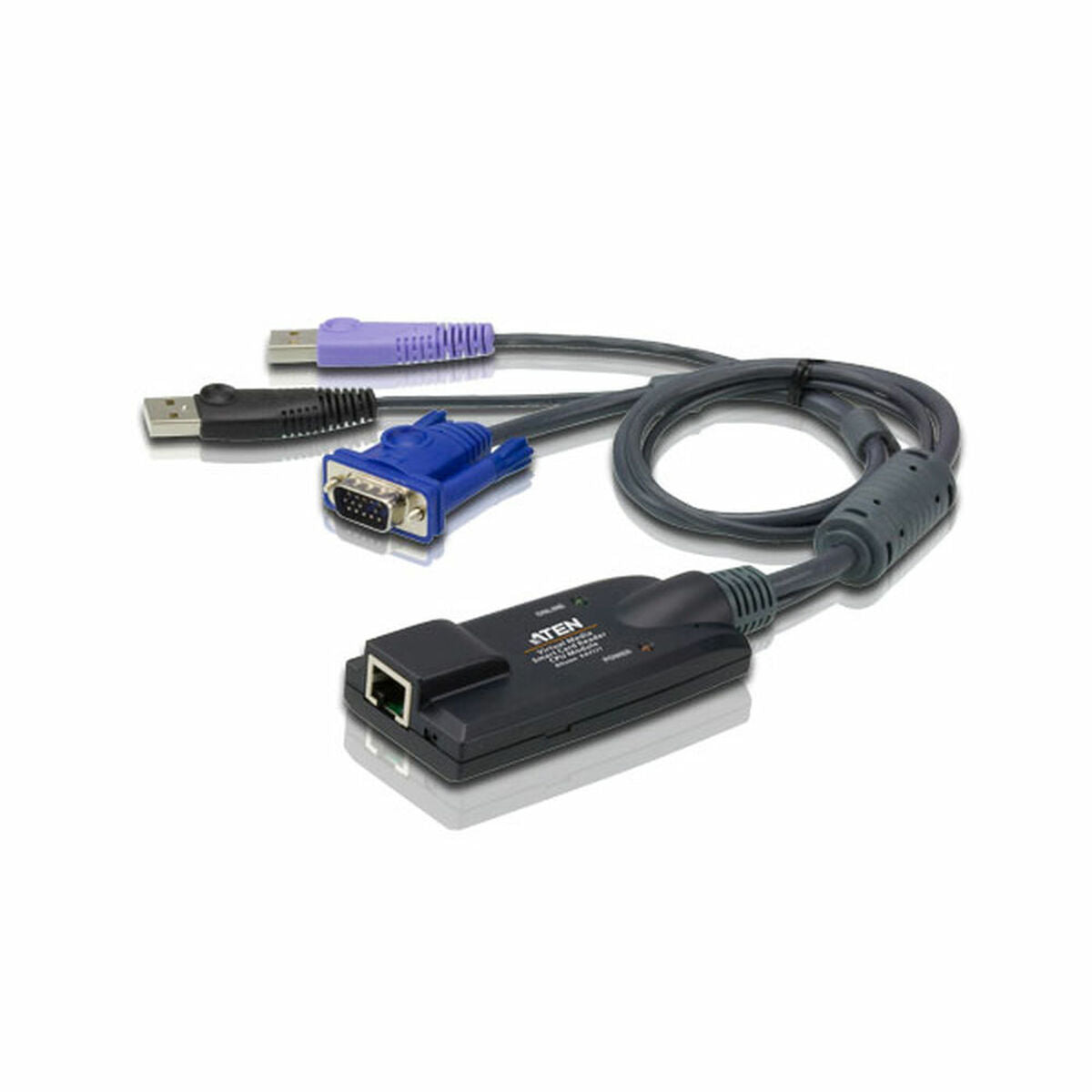 ATEN KA7177-AX câble kvm Noir, Bleu, Violet