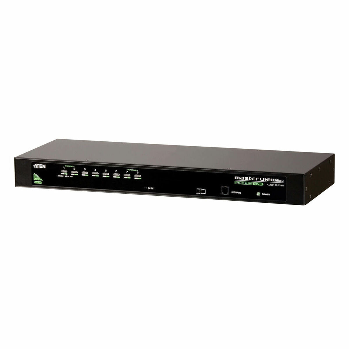 ATEN CS1308-AT-G commutateur écran, clavier et souris Grille de montage Noir