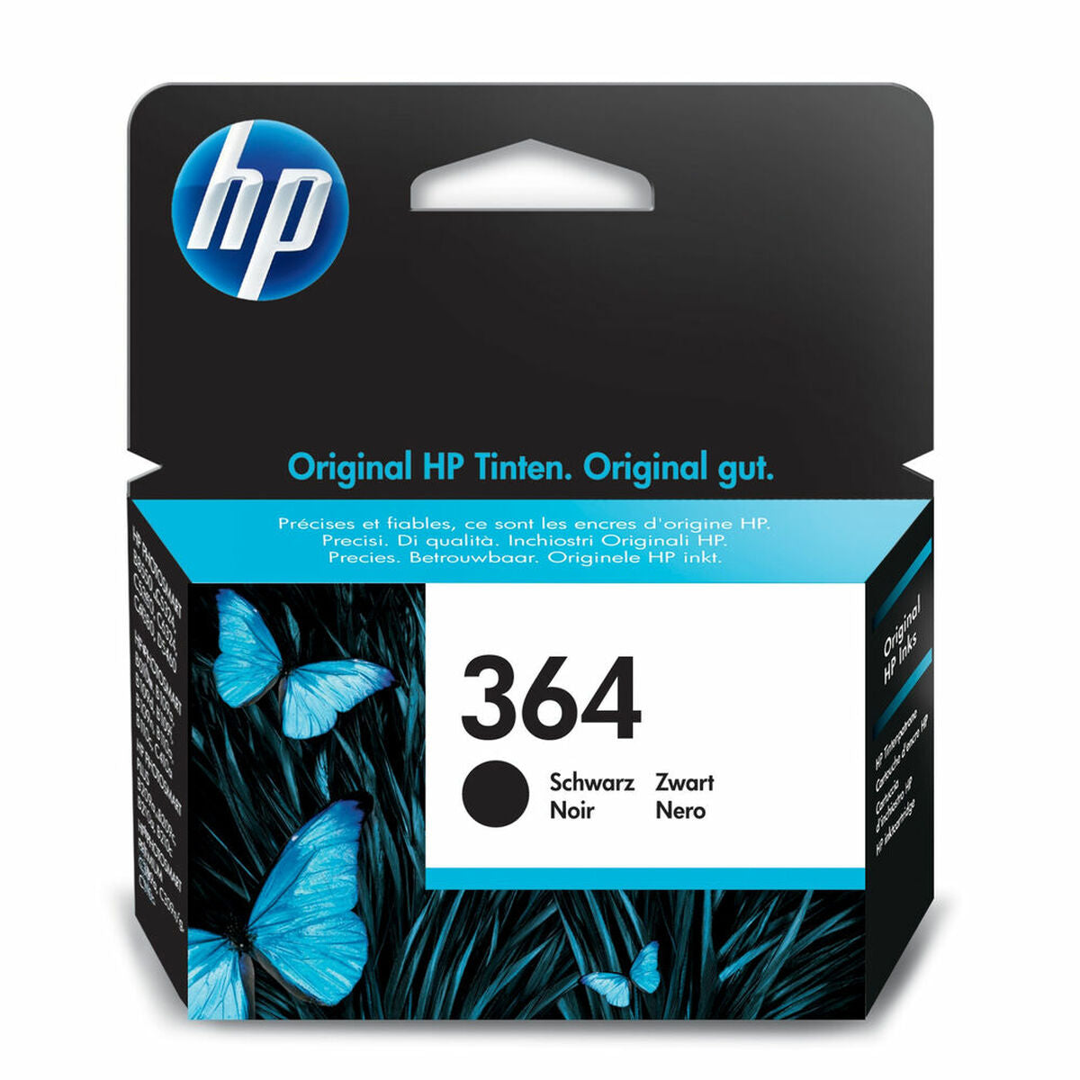 HP 364 original Ink cartridge CB316EE 301 black standard capacity 6ml 250 pages 1-pack Blister multi tag