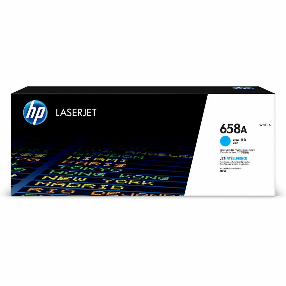 HP 658A Cyan LaserJet Toner Cartridge