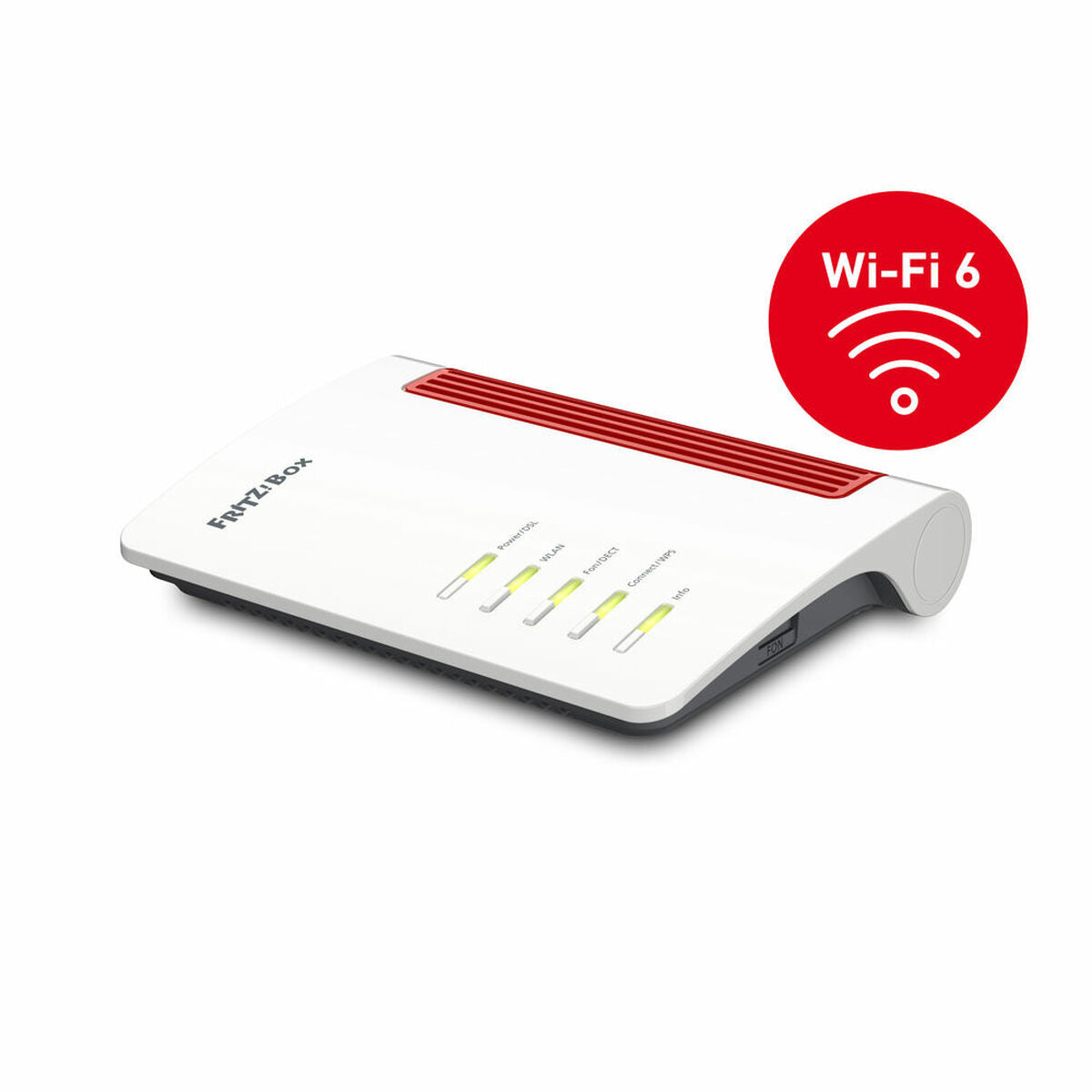 FRITZ!Box 7530 AX routeur sans fil Gigabit Ethernet Bi-bande (2,4 GHz / 5 GHz) 3G Blanc