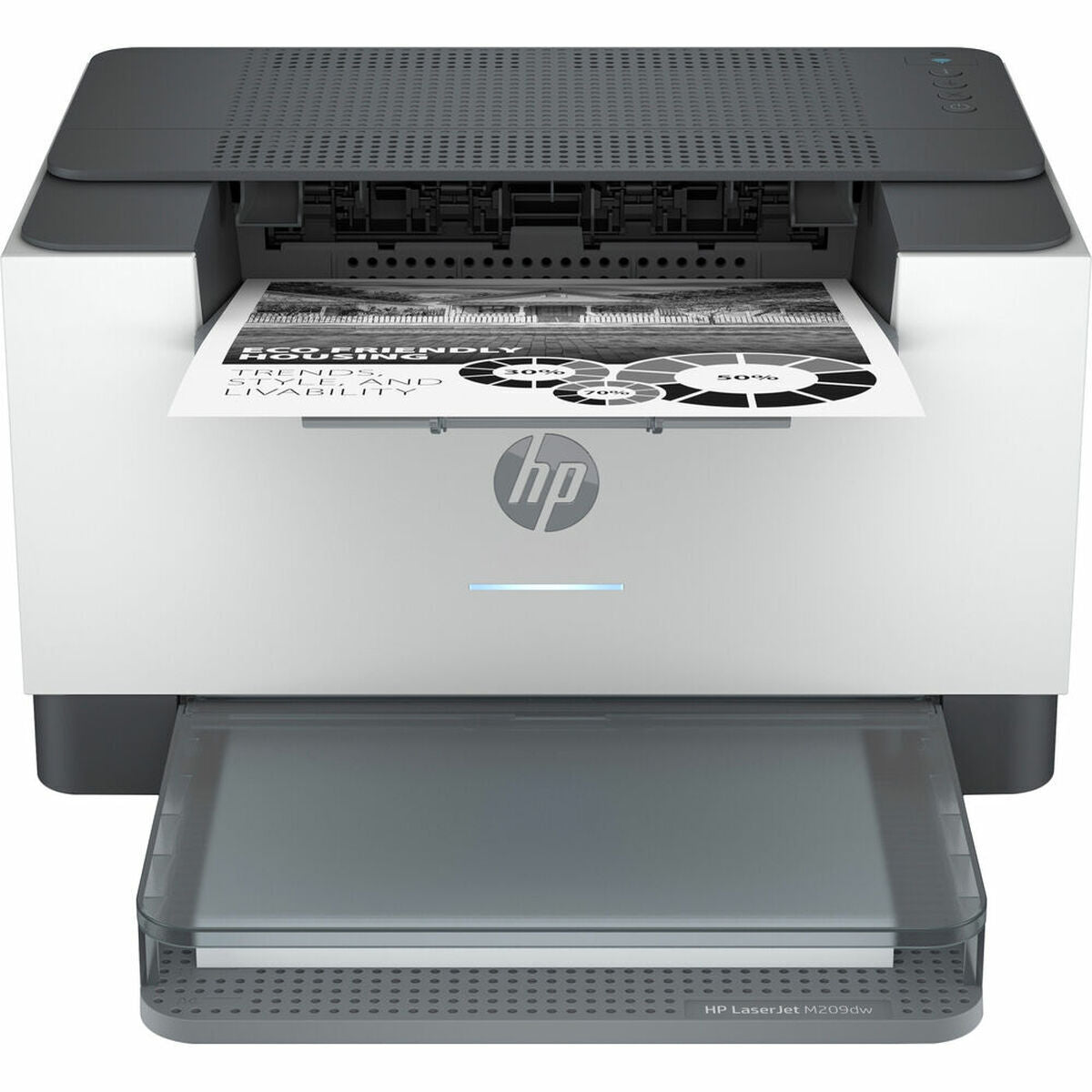 HP LaserJet M209dw Printer Mono B/W Duplex laser A4 600x600dpi 29ppm capacity: 150 sheets USB 2.0 LAN Wi-Fi Bluetooth LE