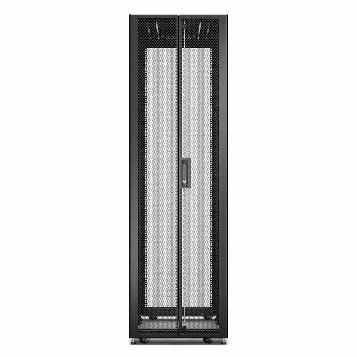 APC Easy Rack 42Ux600x1000 Roof/Side panel/castors/feet No Bottom 4 Brackets black