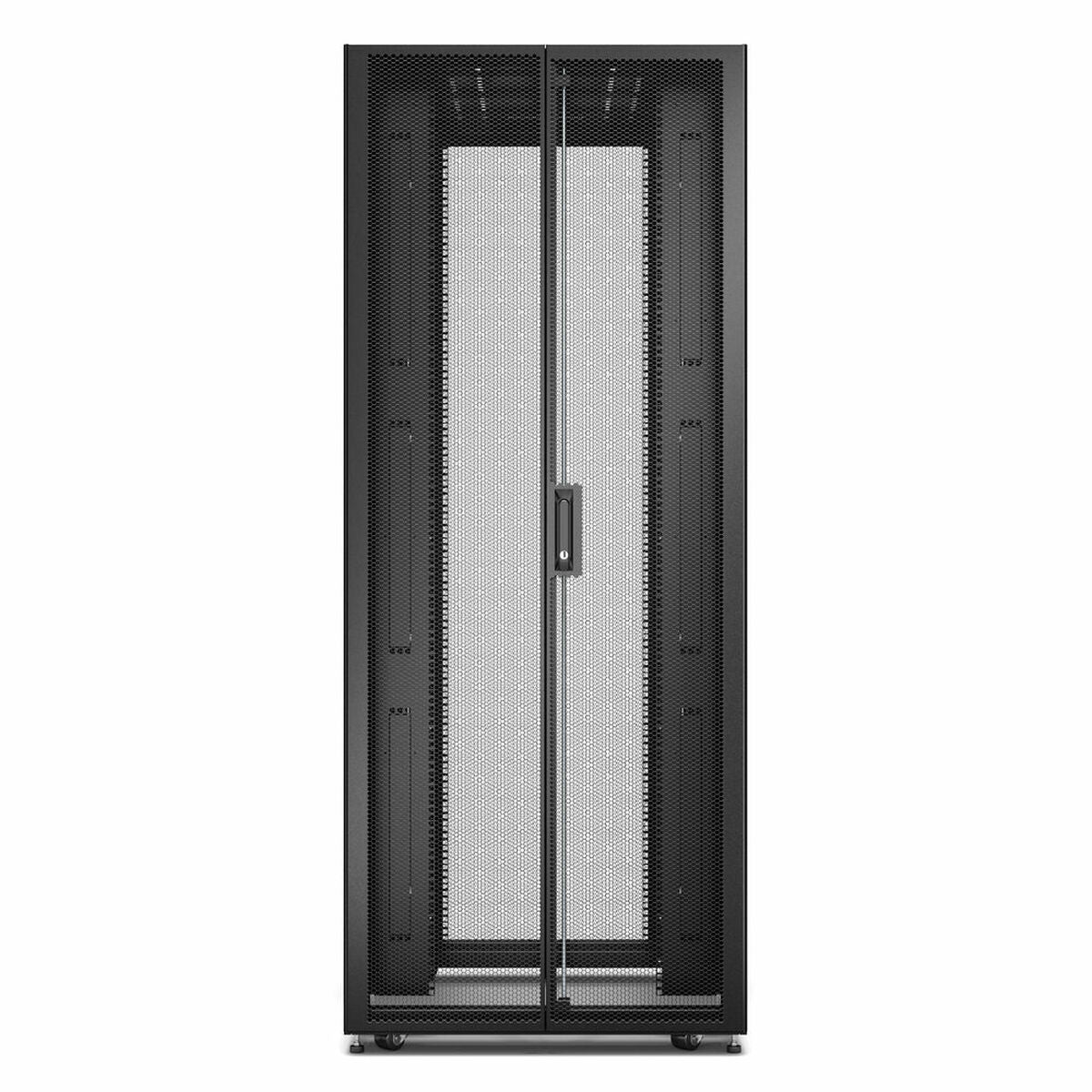 APC Easy Rack 42Ux800x800 Roof/Side panel/castors/feet No Bottom 4 Brackets black