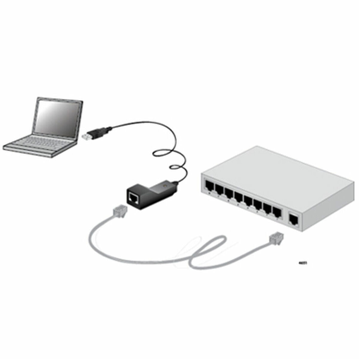 ALLIED Management Console cable kit USB Type A Male and RJ-45 Female Length 1.2m