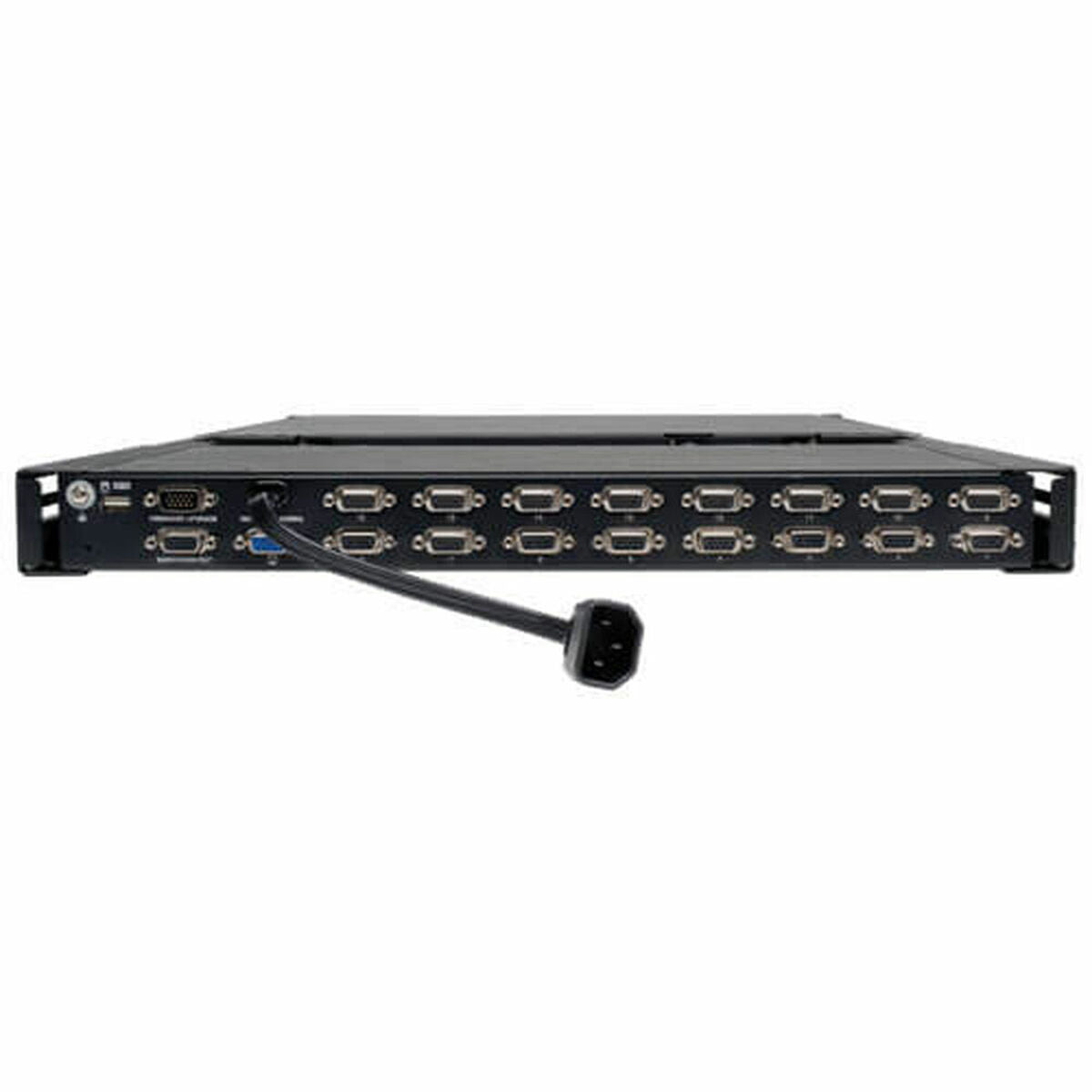 EATON TRIPPLITE 16-Port Rack Console VGA KVM Switch w/ 19 LCD 1U TAA KVM switch 16 x KVM ports 1 local user rack-mountable
