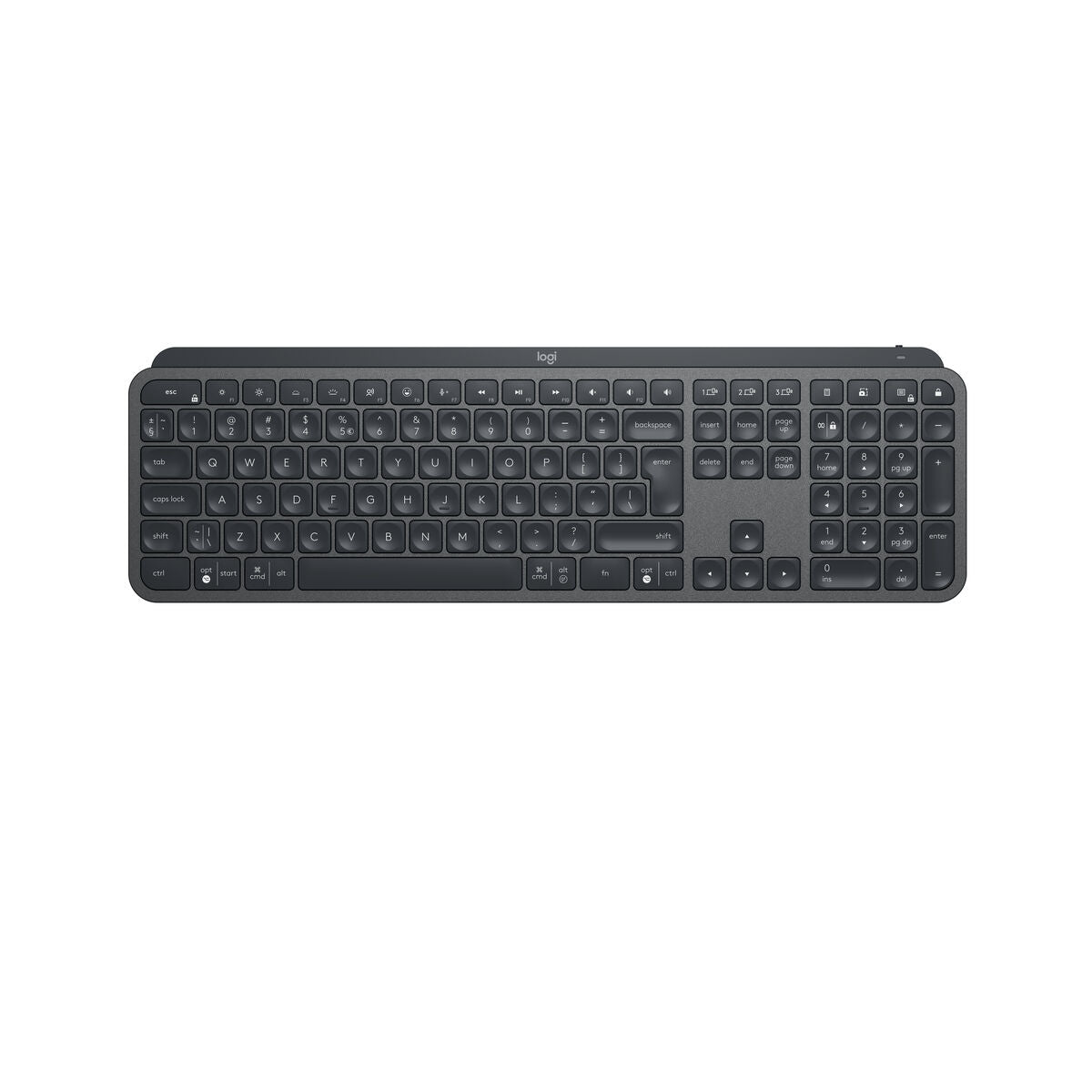 Logitech Master MX Keys for Business clavier Bureau RF sans fil + Bluetooth Qwerty Graphite