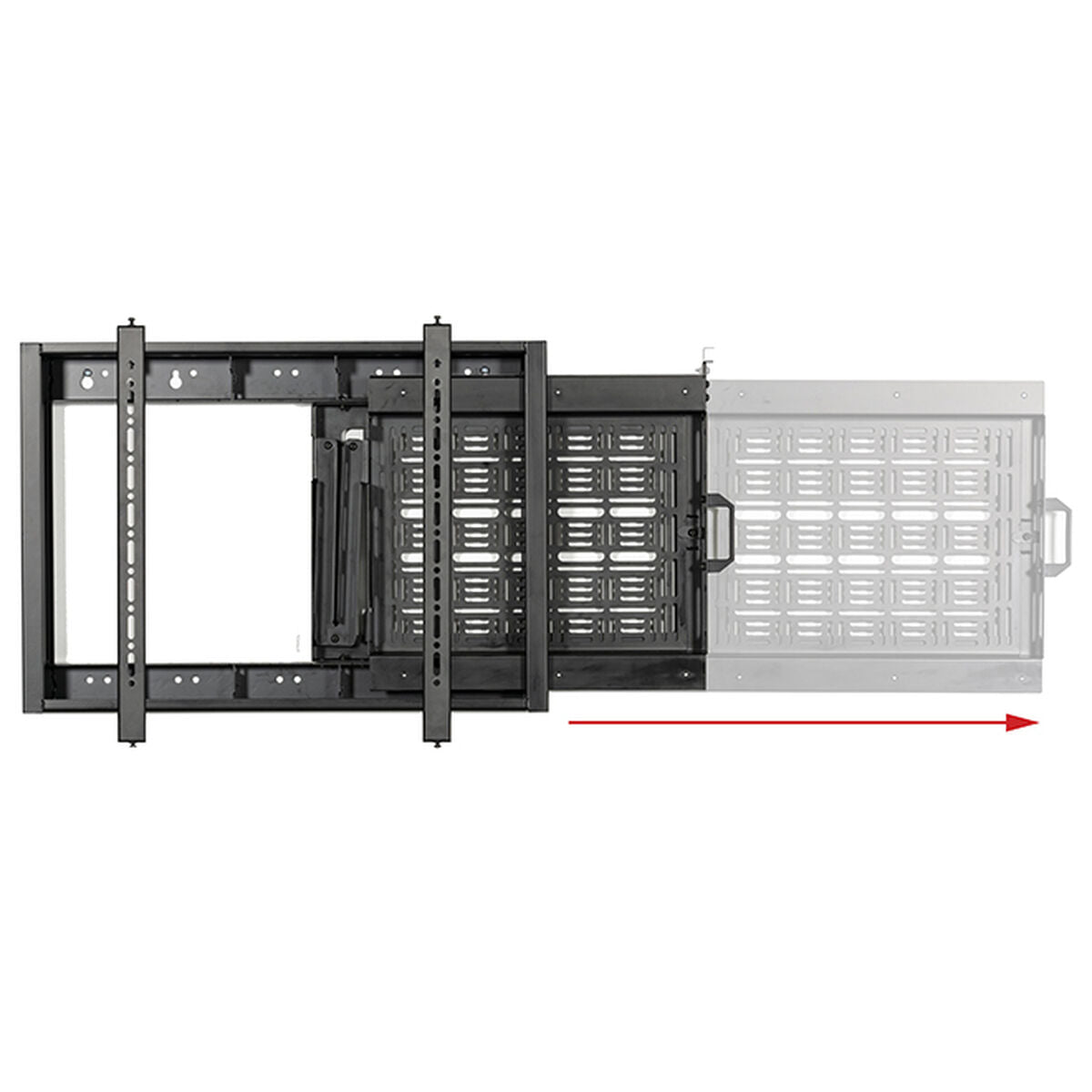 Flat Screen Wall Mount with Slide-Out AV