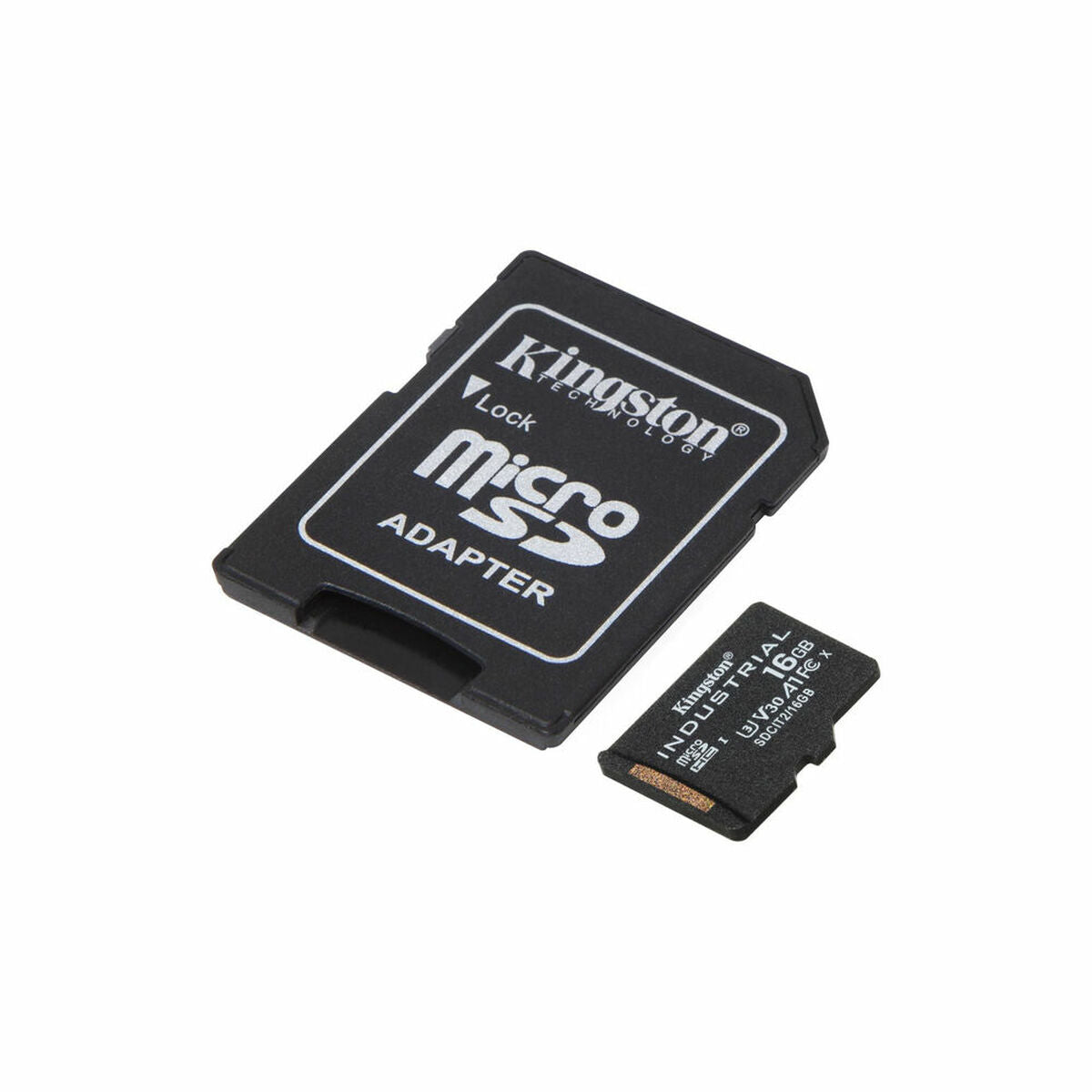 KINGSTON 16Go microSDHC Industrial C10 A1 pSLC Card + SD Adapter