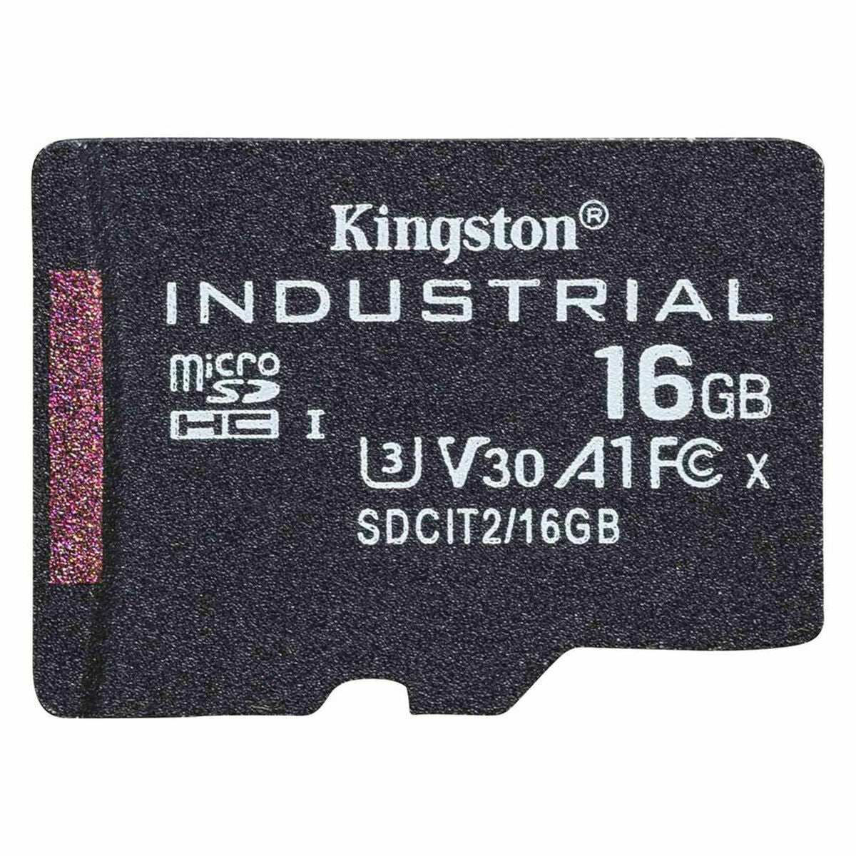 KINGSTON 16Go microSDHC Industrial C10 A1 pSLC Card Single Pack w/o Adapter