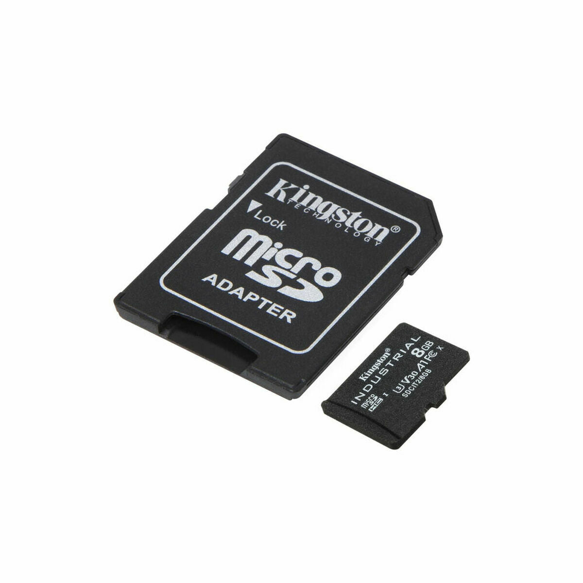KINGSTON 8Go microSDHC Industrial C10 A1 pSLC Card + SD Adapter