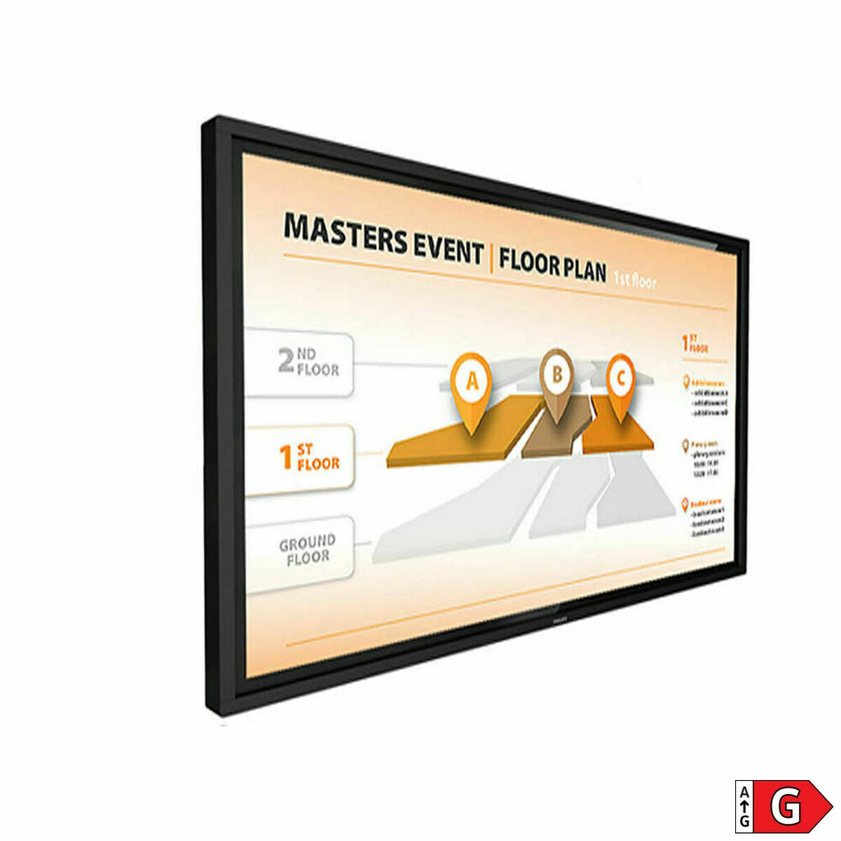 PHILIPS- Afficheur professionnel tactile 32" 32BDL3651T/00