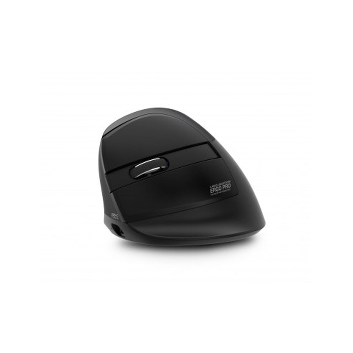 URBAN FACTORY Ergo Mouse Bluetooth 2.4Ghz and wired USB 1000mAh rechargeable battery in USB-C using the included cable