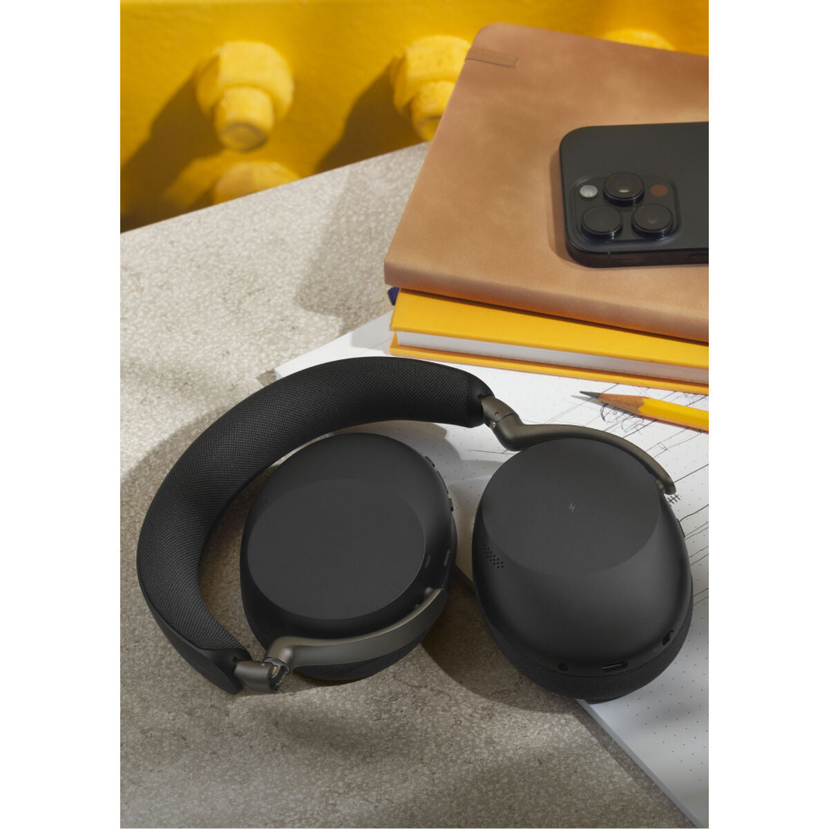 Jabra Evolve3 85 UC Link 390 USB-A Bla