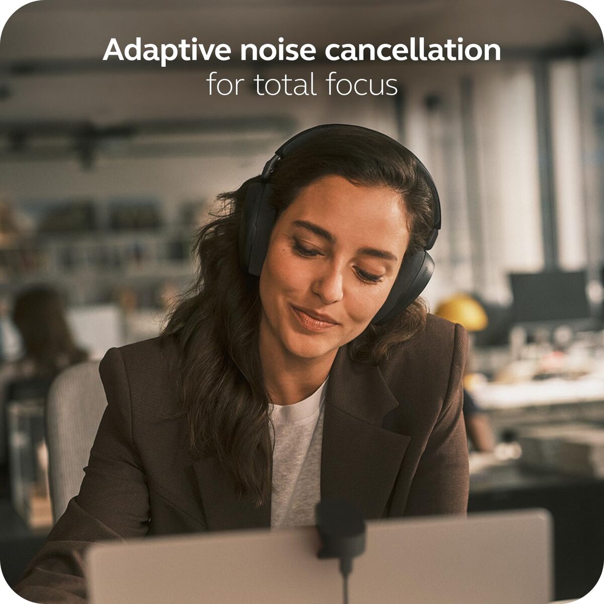 Jabra Evolve3 85 UC Link 390 USB-C Bla