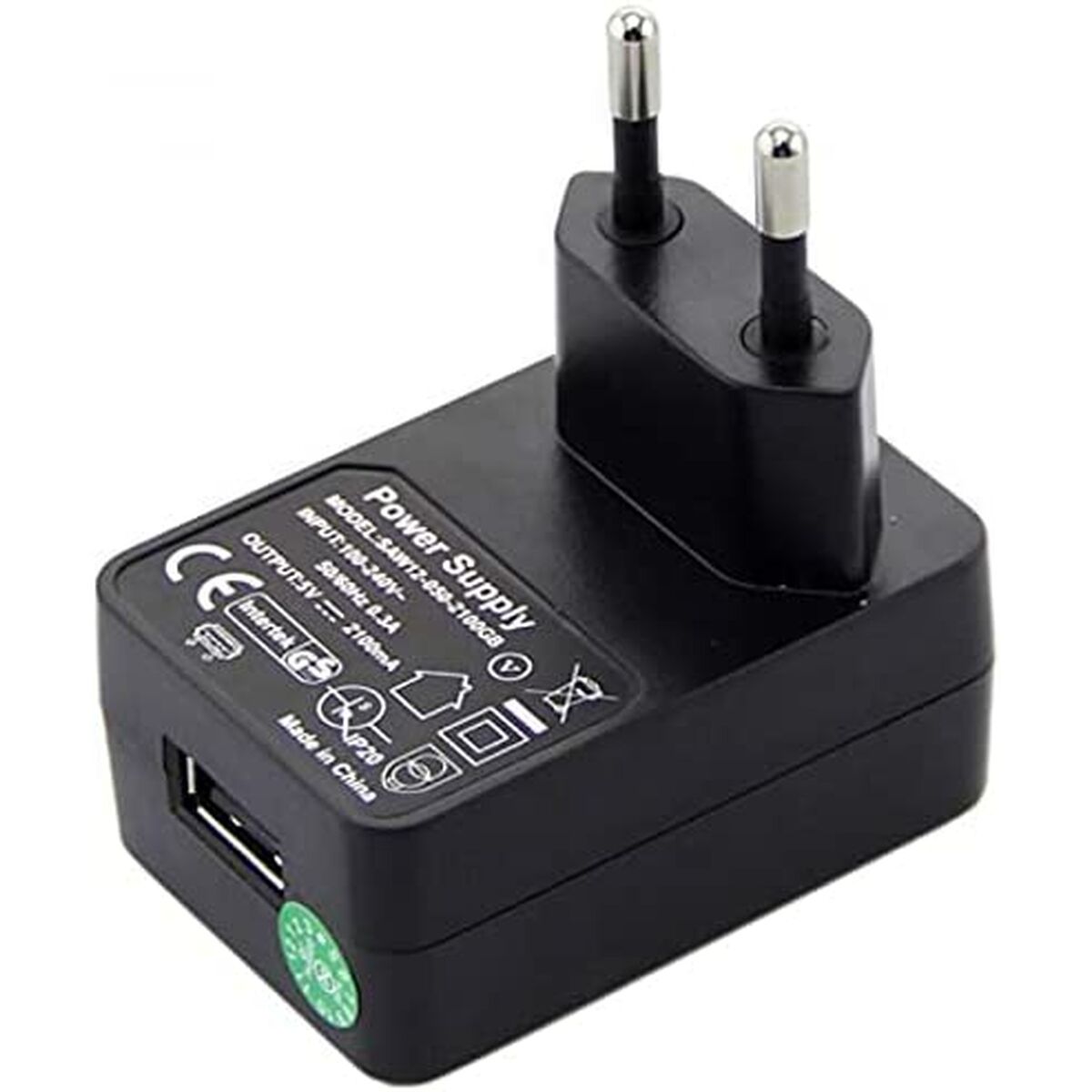 Zebra PWR-WUA5V12W0EU chargeur d'appareils mobiles PDA Noir