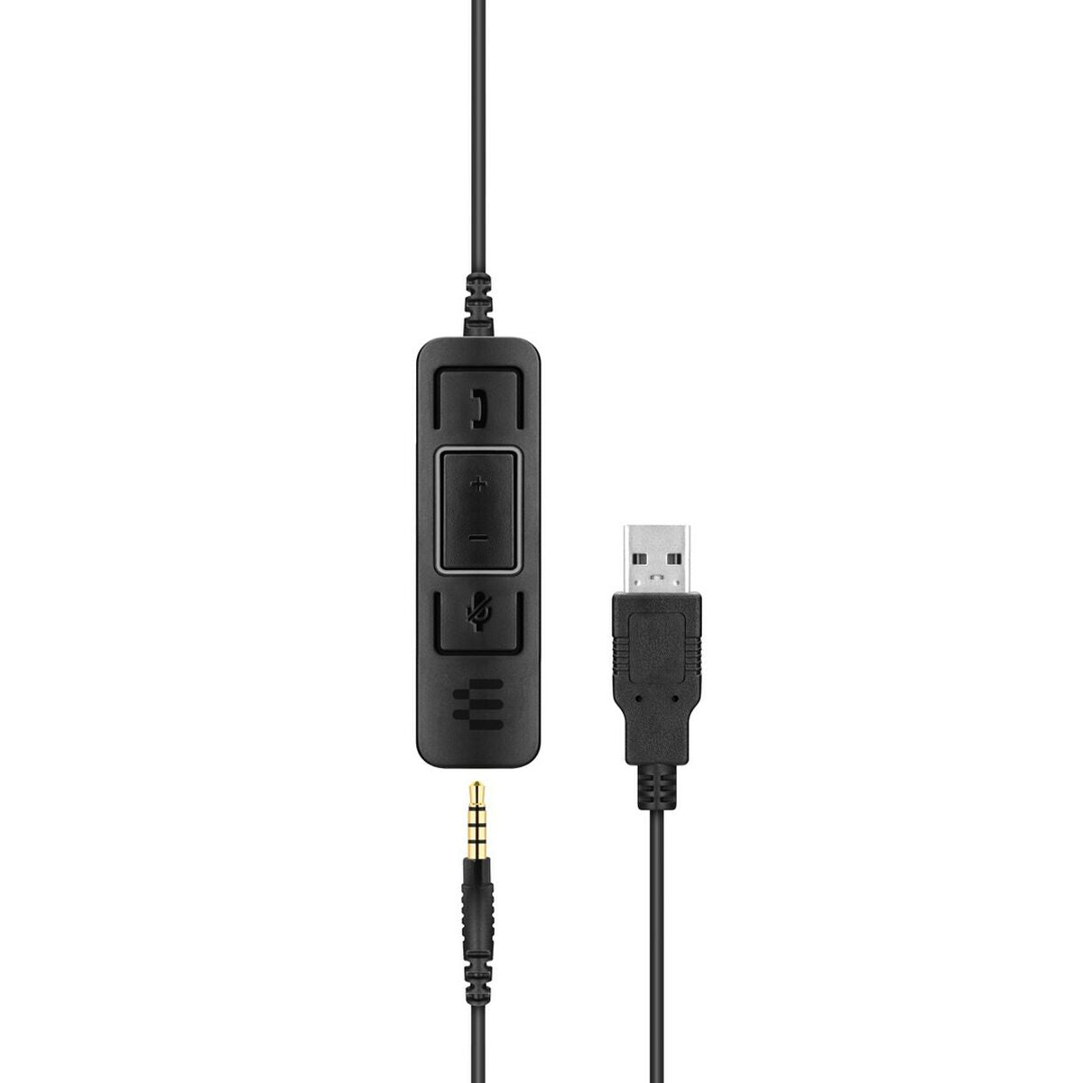 EPOS SC 75 USB MS double-sided wired headset with both 3.5 mm jack and USB connectivity