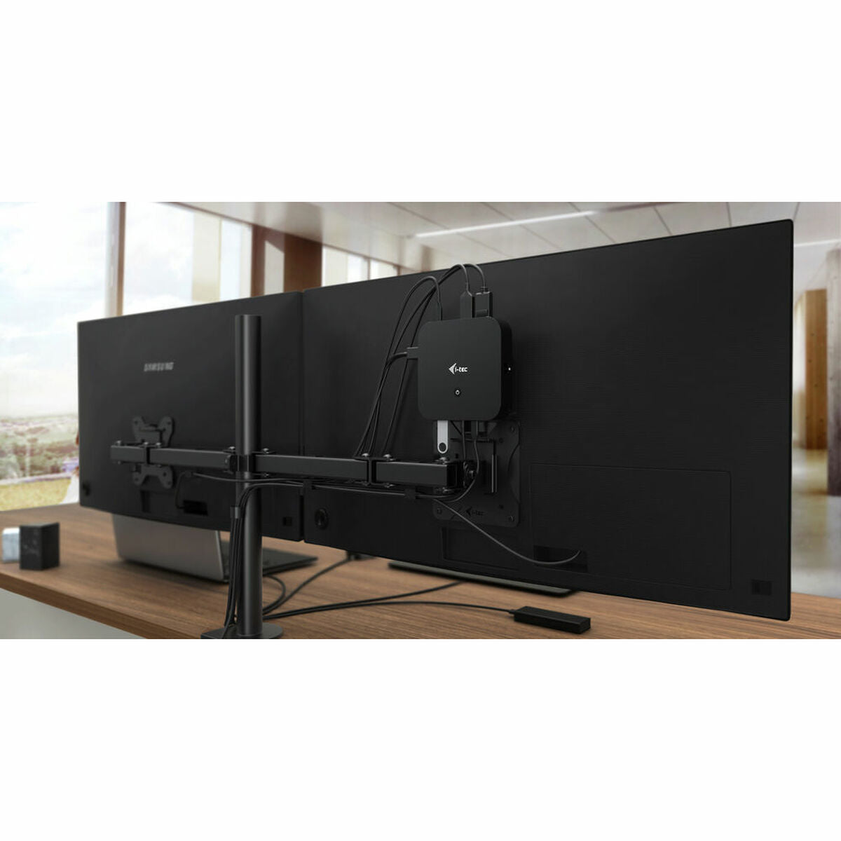 I-TEC USB-C Dual Display MST DS 1xDP 1xHDMI 1xGLAN 3xUSB 3.0 2x USB 2.0 1xUSB-C-Datei 1xAudio/Mic Jack 1x100W USB-C PD