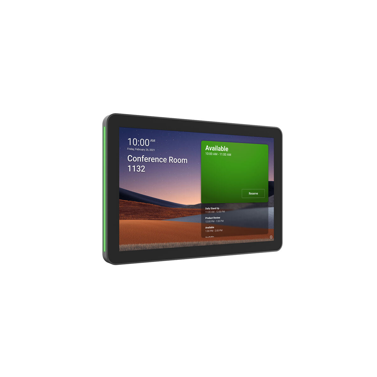 LOGITECH Tap Scheduler Purpose-Built Scheduling Panel for Meeting Rooms Video conferencing device Zoom Certified