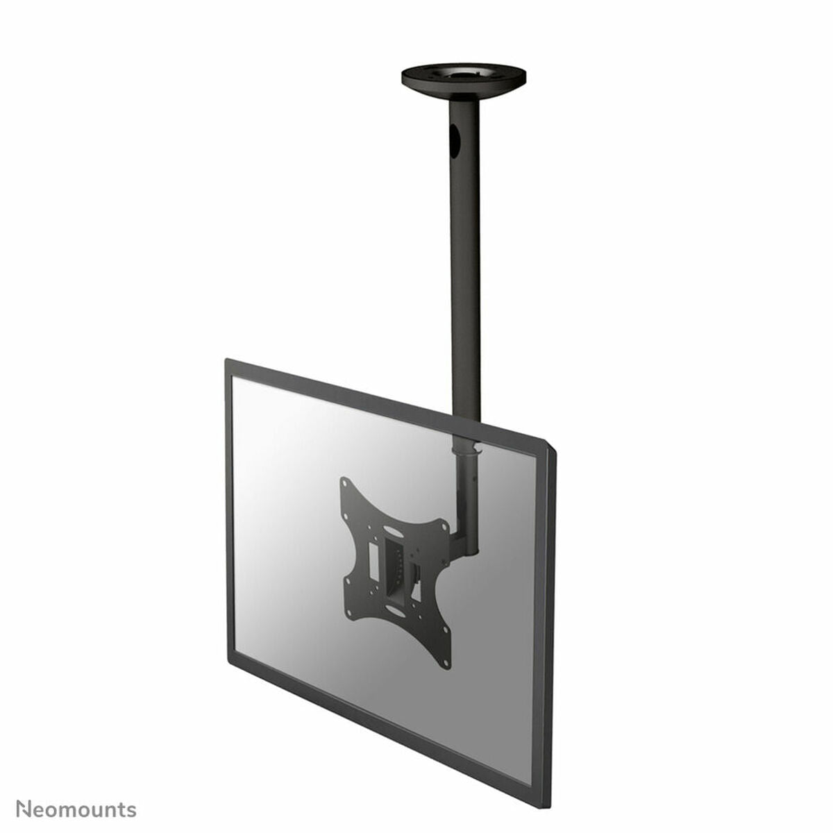 NEOMOUNTS FPMA-C060BLACK Support de plafond pour écran de 10-40p - h 60-85 cm