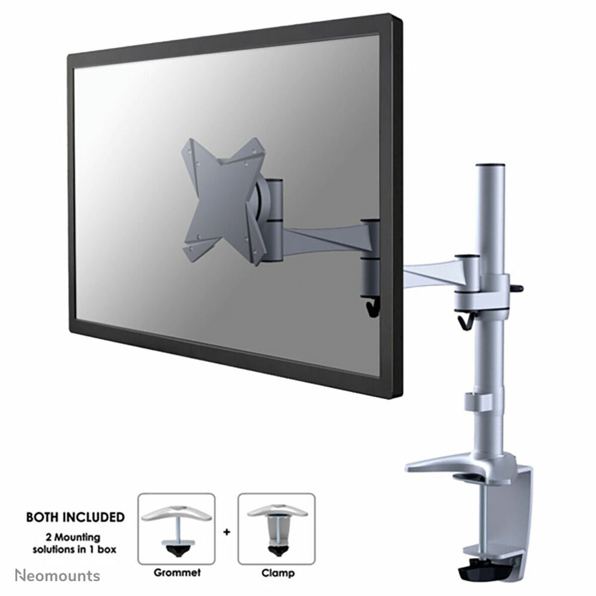 NEOMOUNTS FPMA-D1330SILVER Support décran à fixer 10-30p