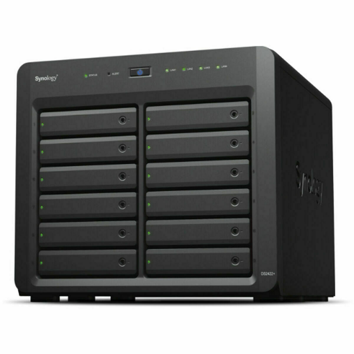 SYNOLOGY DS2422+ DiskStation AMD Ryzen Embedded V1500B compact 12-Bay desktop NAS QUAD CORE 4Go RAM