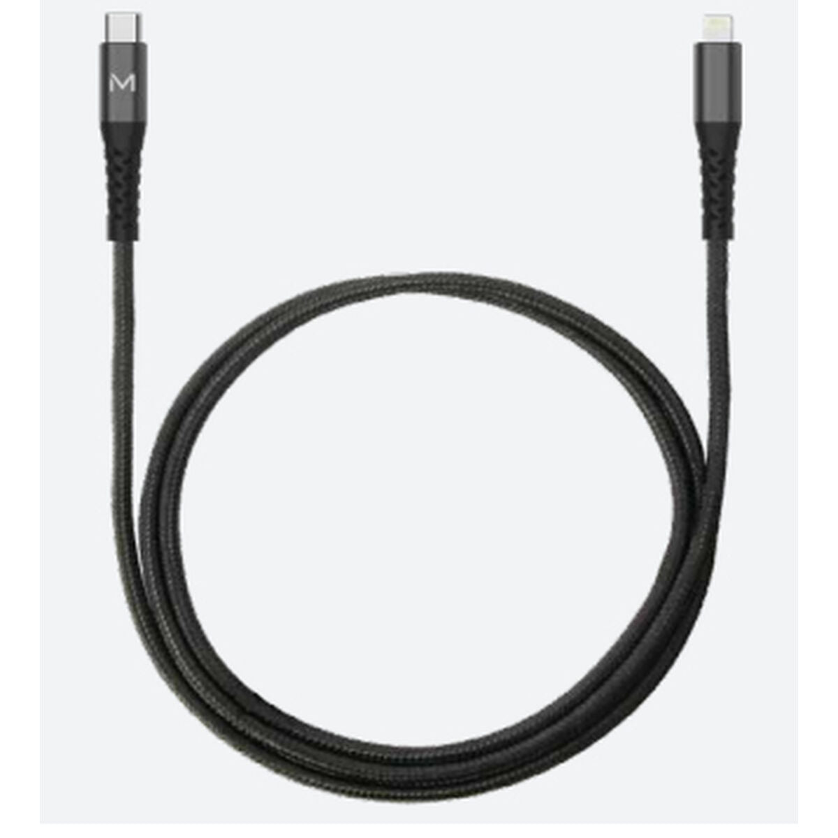 MOBILIS Câble USB - USB-C vers USB Lightning - 1 m - Noir