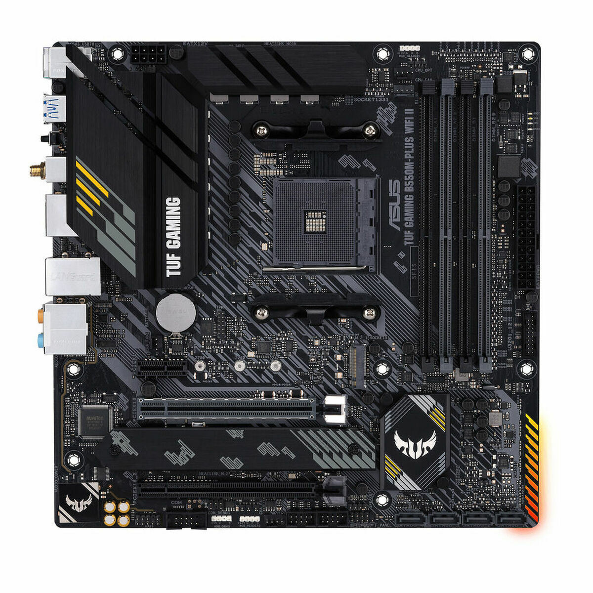 ASUS TUF GAMING B550M-PLUS WIFI II AM4 Socket 4x4DDR 1xHDMI 1xDP 2xM.2