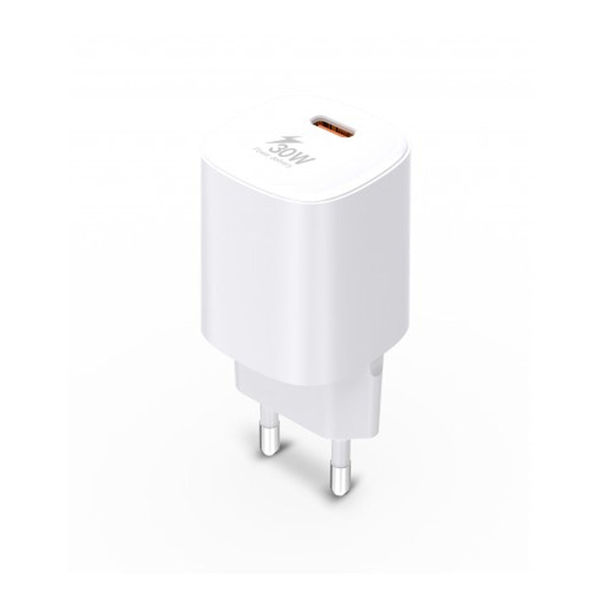 URBAN FACTORY POWER 30 Watts USB-C MAINS CHARGER EU WHITE