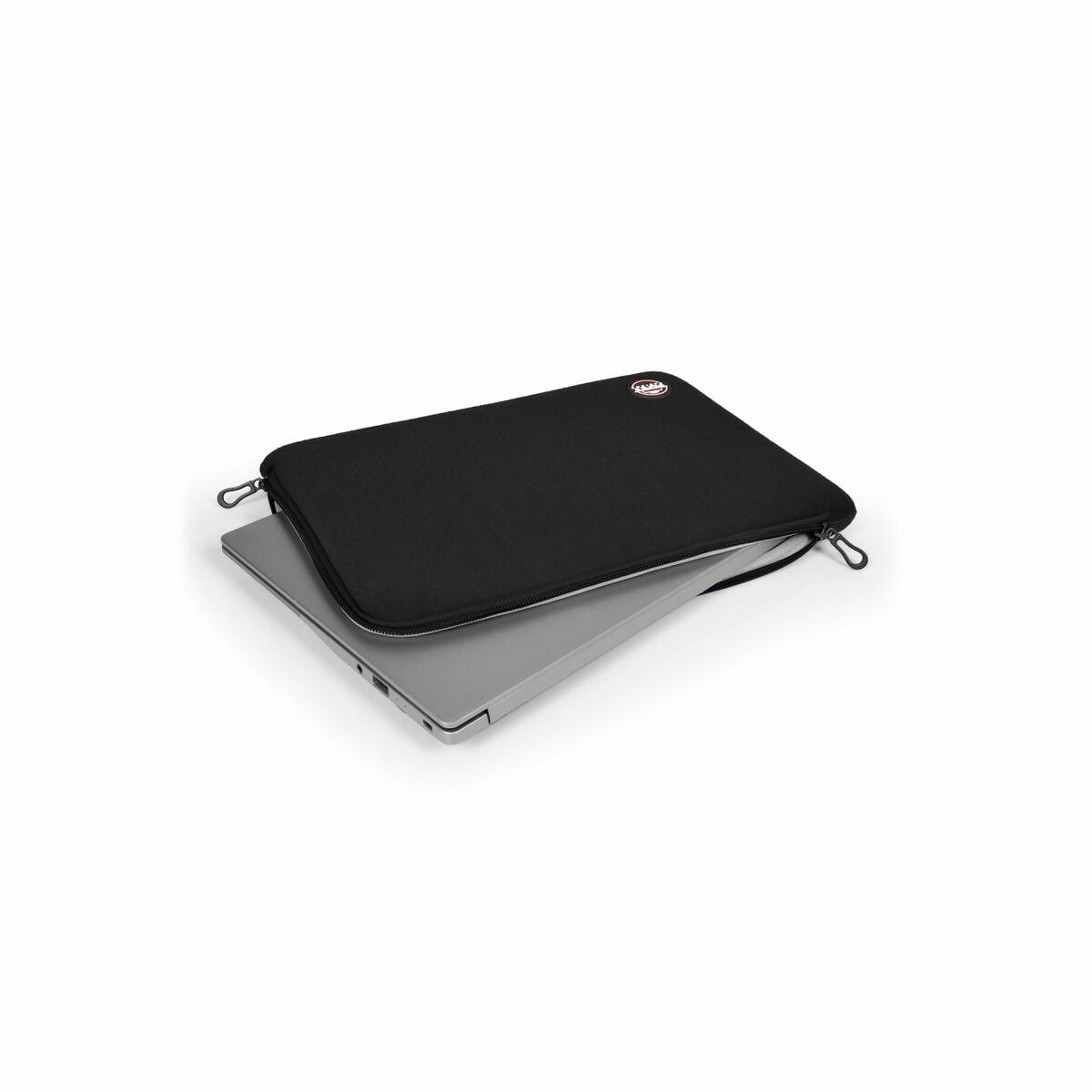 PORT DESIGNS Trendy Cotton Neoprene Laptop Sleeve 15.6p L-shaped opening for easy access Stretchy cotton neoprene material Black