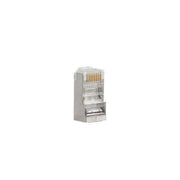 Lanberg PLS-5000 connecteur de fils RJ-45 Acier inoxydable, Transparent