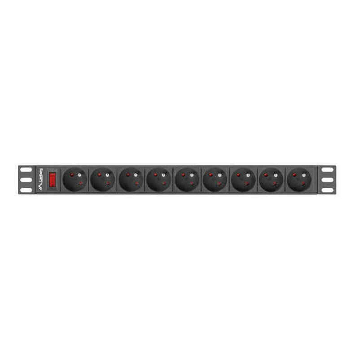 "Lanberg RACK POWER STRIP 19"" PDU 1U 9X SHUKO - 3 m"